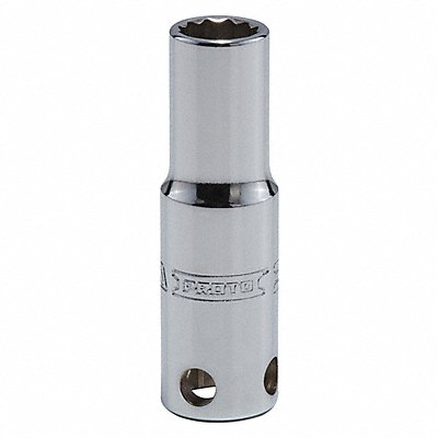 Socket Steel Chrome 3/8 in