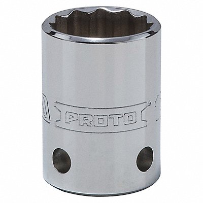 Socket Steel Chrome 13/16 in