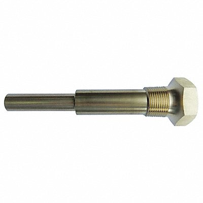 Industrial Thermowell Brass 1-1/4-18