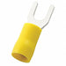 Fork Terminal Tin Copper Yellow PK50