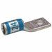 OneHoleLugCmprsnConn Long Blue 24