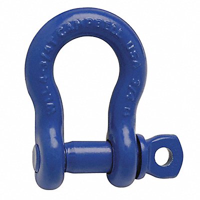 2In Anchor Shackle Screw Pin Cs Blue