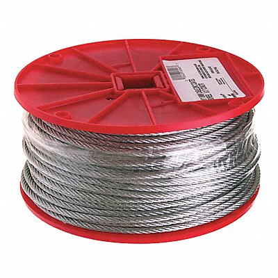 1/8In 7X7 Cable Galv Wire 500 Feet Reel