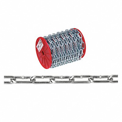 2/0 Straight Link Coil Chain 40Ft Reel