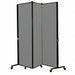 Portable Room Divider 5Ft 9In W Stone