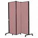 Portable Room Divider 5Ft 9In W Rose