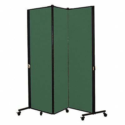 Portable Room Divider 5Ft 9In W Mallard