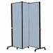 Portable Room Divider 5Ft 9In W Blue
