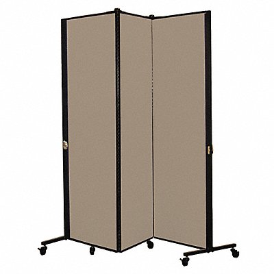 Portable Room Divider 5Ft 9In W Sndlwood