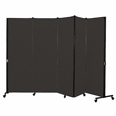 Portable Room Divider 9Ft 5In W Black