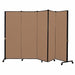 Portable Room Divider 9Ft 5In W Walnut