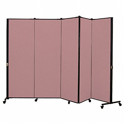 Portable Room Divider 9Ft 5In W Rose