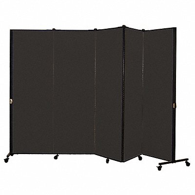 Portable Room Divider 9Ft 5In W Coal