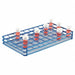 Test Tube Rack Epoxy-Coated Steel Blue