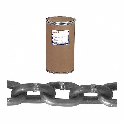 1/4In Grade 30 Coil Chain Galv 800Ft