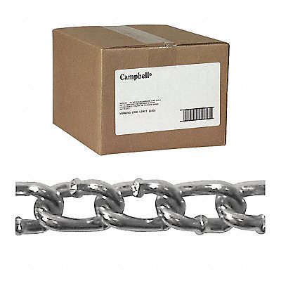 No.3 Twist Link Machine Chain 100Ft Ct