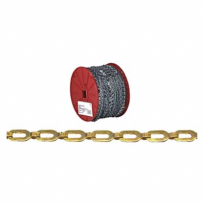 1/0 Brass Plumbers Chain Bright 200Ft