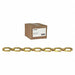 2/0 Brass Plumbers Chain Bright 100Ft Ct