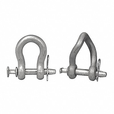 7/8In Twisted Clevis Long Body Galv