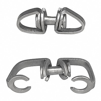 1/0 2/0 Open Eye Swivel Zinc Pl