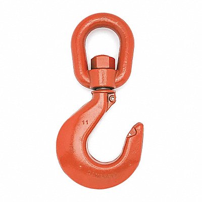 No2 Latch Swivel Hook 3/4 Ton Steel