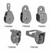 11/2In Hd Pulley Wall/Ceiling Mount Stl