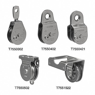 2In Hd Pulley Joist Mount Sgl Sheave Stl