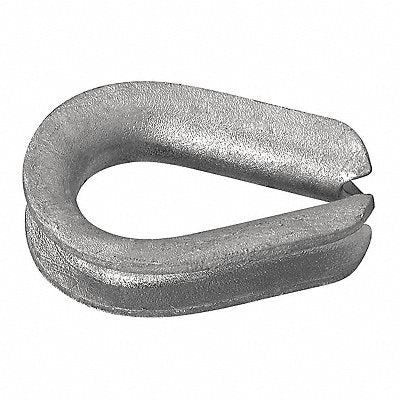 1/4In Heavy Wire Rope Thimble Galvanized