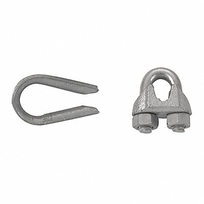 1/8In Wire Rope Thimble Zinc Pl