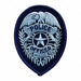 Embrdrd Patch Police Off Slvr/Drk Navy
