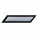 Embrdrd Patch Hashmark Wht on Black Felt