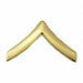 Metal Emblem Private Gold PR