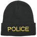 Police Watch Cap Beanie Black Universal