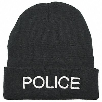 Police Watch Cap Beanie Black Universal