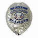 Metal Badge Bail Enf Officer - Oval Nckl