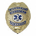 Metal Badge Emergency Medical Tech Gold