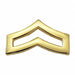 Metal Rank Insignia CPL. Chevron Gold PR