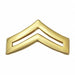 Metal Rank Insignia CPL. Chevron Gold PR