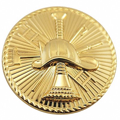Metal Rank Insignia Fire Discs Gold PR