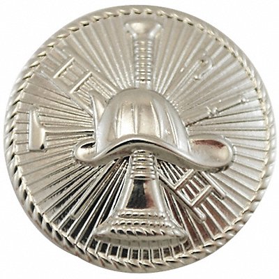 Metal Rank Insignia Fire Discs Nickel PR