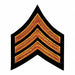 Embrdrd Patch SGT Summer Gold on Blck PR