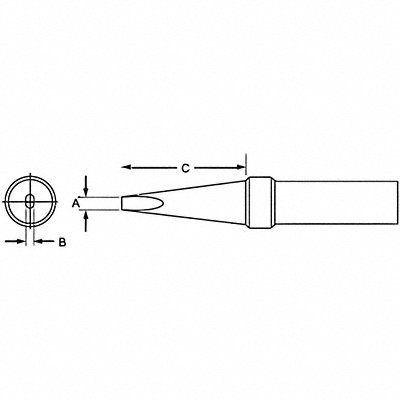 Tipscrewdriver 3/32In 600F