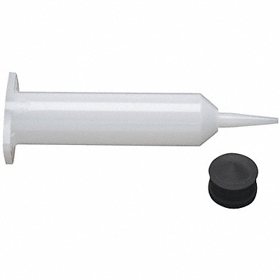 30Cc Syringe W/Rubber Stopw/Tape Red Tip