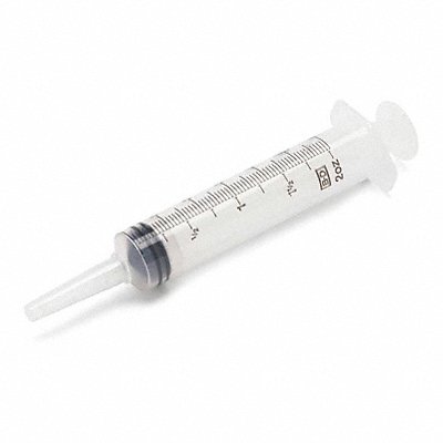 50Cc Calibrated Syringe W/Tape Red Tip