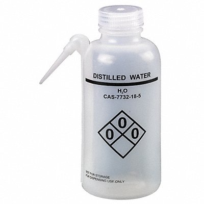 Wash Bottle 500 mL 76 mm Dia PK4