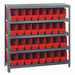 G6982 Bin Shlvng 12inx39inx36in Red