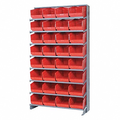 G7018 Pick Rack 12inx64inx36in Red