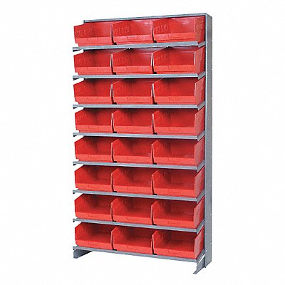 G7019 Pick Rack 12inx64inx36in Red