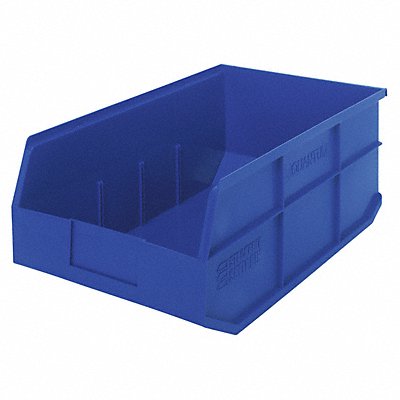 G7050 Shelf Bin Blue Polypropylene 7 in