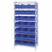G7070 Bin Shlvng 12inx75inx36in Blue